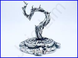 4.8 oz Hand Poured 999 Fine Silver Bar Statue Tree Of Life by The Gold Spartan