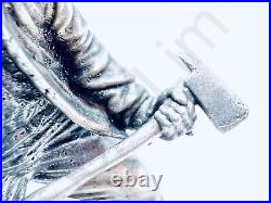 4 oz Hand Poured Silver Bar 999+ Fine Statue The Shining by The Gold Spartan