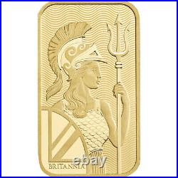 50 gram Gold Bar Royal Mint Britannia 999.9 Fine in Assay