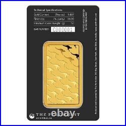 50 gram Perth Mint Gold Bar. 9999 Fine (In Assay)