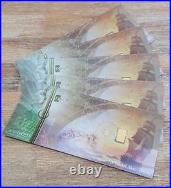 5 × Cash Gold 1/10 Gram. 999 Fine Pure Gold Note CashGold Karat bar Karat pay