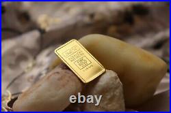 5 Gram 1970's Johnson Matthey JM Collectible Fine 9999 Gold Bar