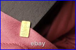 5 Gram JM Johnson Matthey Bank LEU Zurich Collectible 9999 Fine Gold Bar RARE