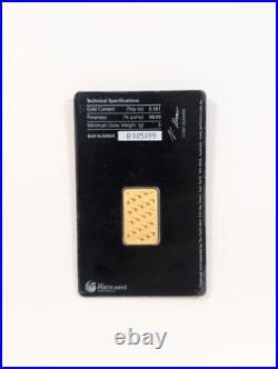 5 Gram Perth Mint Australia 999,9 Fine Gold Bar Sealed in Black Assay Card 5 Gram Perth Mint Australia 999,9 Fine Gold Bar Sealed in Black Assay Card