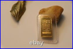 5 Gram TD Bank Johnson Matthey JM 9999 Fine Gold Bar