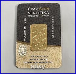 5 gram Gold Bar 995.0 Fine in Sealed Stamped Assay