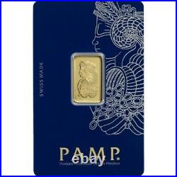 5 gram Gold Bar Mint Varies. 999+ Fine (No Assay)