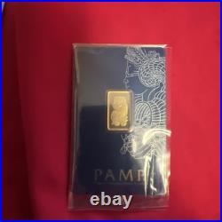 5 gram Gold Bar PAMP Suisse Fortuna 999.9 Fine in Sealed Assay 5 gram Gold Bar PAMP Suisse Fortuna 999.9 Fine in Sealed Assay