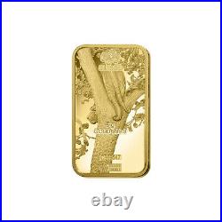 5 gram Gold Bar PAMP Suisse Lunar Year of the Tiger 999.9 Fine in Assay