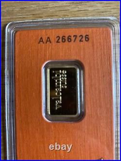 5 gram Gold Bar Valcambi Suisse 999.9 Fine in Sealed Assay