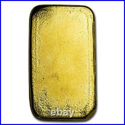 5 oz Cast-Poured Gold Bar 9Fine Mint SKU#211312
