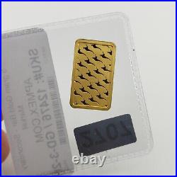 5g Perth Mint 999 Fine Gold Bullion Bar Australian 24K Ingot Kangaroo 5 Gram