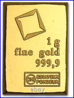 6 Grams Of Fine. 999 Valcambi Gold And Silver Bars! One 24k Gold And Five Silver