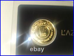 8 Grams, L'AZURDE 24-karat golden coin