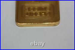 999.9 Fine Gold 10 Grams Credit Suisse Ingot 24K Gold Bar CHI Essayeur #952677