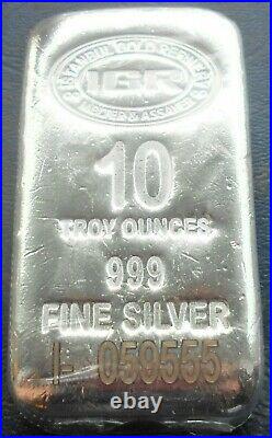 999 Fine 10 oz. Istanbul Gold Refinery IGR Turkish Hefty Silver Bar