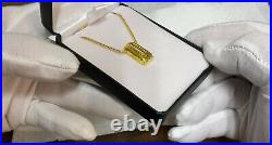 999 Fine Gold Bar Necklace sreetips