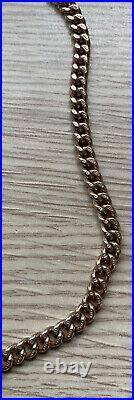 9ct Antique Rose Gold Double Albert Watch Chain T Bar Necklace