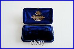 Antique Victorian 18ct Gold'wedding Bells' Bar Brooch C1887 5.71 G Fitted Box