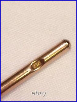 Antique Victorian 9ct Rose Gold Pocket Watch Albert Chain T-Bar & Loop (2.1g)