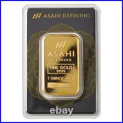 Asahi 1 oz Gold Bar. 9999 Fine In Assay