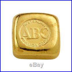 Australian Bullion Company ABC 1oz Cast Bar. 31.103g 0.9999 Fine Gold