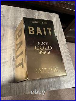 Bearbrick Bait Inc. Fine Gold Bar 999.9 400% Complex Con 280mm