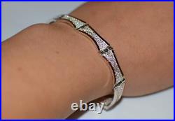 Bracelet Silver Gold Plated Ukraine Ukraine Stamp Sterling Rare Link 375 Jewelry
