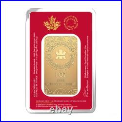 Canada 1-oz RCM Lunar Year of the Snake Gold Bar. 9999 Fine Sealed In Assay Canada 1-oz RCM Lunar Year of the Snake Gold Bar. 9999 Fine Sealed In Assay