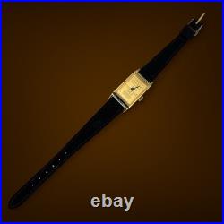 Collectible Vintage Mechanical Wind Credit Suisse 5g Fine Gold Bar Watch
