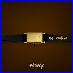 Collectible Vintage Mechanical Wind Credit Suisse 5g Fine Gold Bar Watch