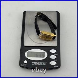 Collectible Vintage Mechanical Wind Credit Suisse 5g Fine Gold Bar Watch