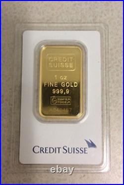Credit Suisse 1 oz. Fine Gold Bar