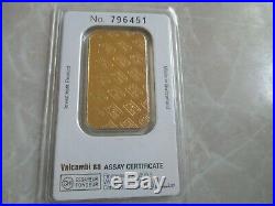 Credit Suisse 1 oz Fine Gold Bar 999.9 with Assay SEALED NON-SMOKING