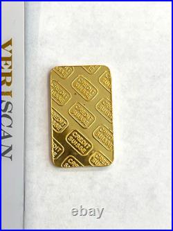 Credit Suisse. 25 oz Fine Gold Bar & Pamp Suisse 1 Gram Fine Gold Bar