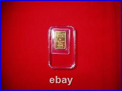 Credit Suisse 5 Gram. 9999 Fine Gold Bar