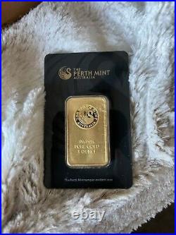 Credit Suisse Perth Mint Fine Gold Bar 1 oz Perth Mint Gold
