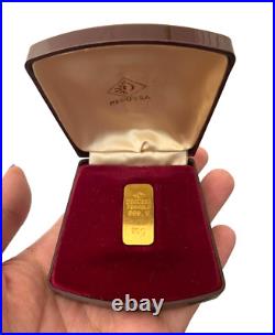 Degussa 20g Fine Gold 999.9 Coffin Bar in Degussa Box