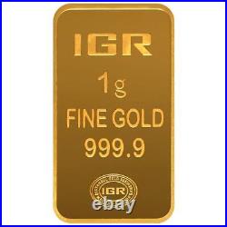 EBay Live Lot of 100 1 gram Istanbul Gold Refinery (IGR) Bar. 9999 Fine In