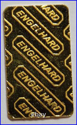 Engelhard 2 1/2 grams. 9999 fine gold bar N1239