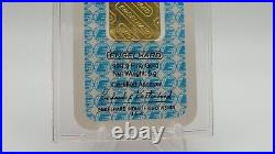 Engelhard 5 Gram 999.9 Fine Gold Bar in Assay Low Serial 12012 Sealed B8389