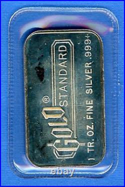 Engelhard Gold Standard 1 Ozt. 999+ Fine Silver Bar #57 Vintage Sealed
