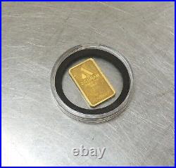 Essayeur Fondeur 24K Fine Gold 2.5 Grams Bar Bullion Ingot