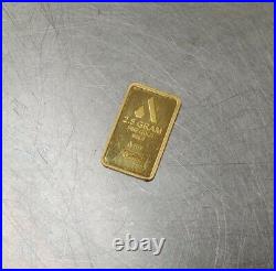 Essayeur Fondeur 24K Fine Gold 2.5 Grams Bar Bullion Ingot