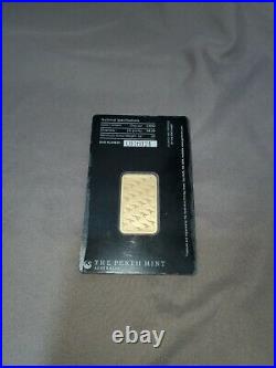 GOLD 20 gram perth mint gold bar. 9999 fine (in Assay)