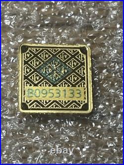Geiger Edelmetalle Original 1 Gram. 9999 Fine Gold Square No Capsule