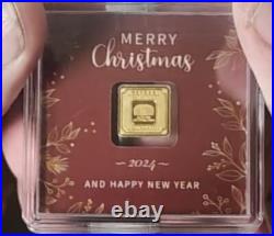 Geiger In Assay-1 Gram Gold Bar (Only 1,000 Mintage) -999.9 Fine Baby Geiger