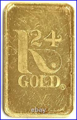 Gold Paris France Compagnie Des Metaux Precieux Cmp 5 Gram 9999 Fine Gold Bar