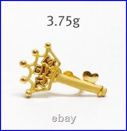 Gold Round. 999 Fine Solid GOLD Korean unique design Gold bar 3.75 gram