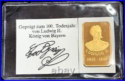 Gold Switzerland Valcambi Bayerische Vereinsbank 10 Grams 999.9 Fine Sealed Bar
